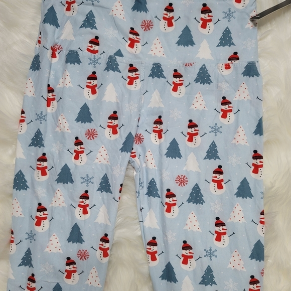 Leggings Depot Pants - ADULT Leggings Depot Snowman Leggings